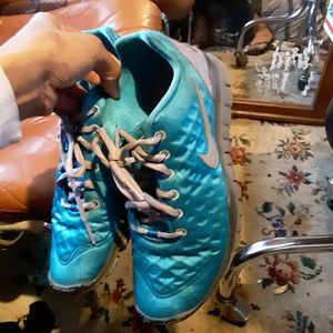 Nike blue training shoes